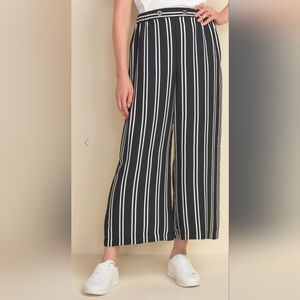 NWT Joseph Ribkoff Black/Vanilla Pants, US 10